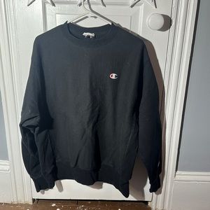 Champion Black Crew Neck
